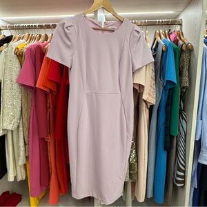 NWT Calvin Klein Soft Purple Midi Dress